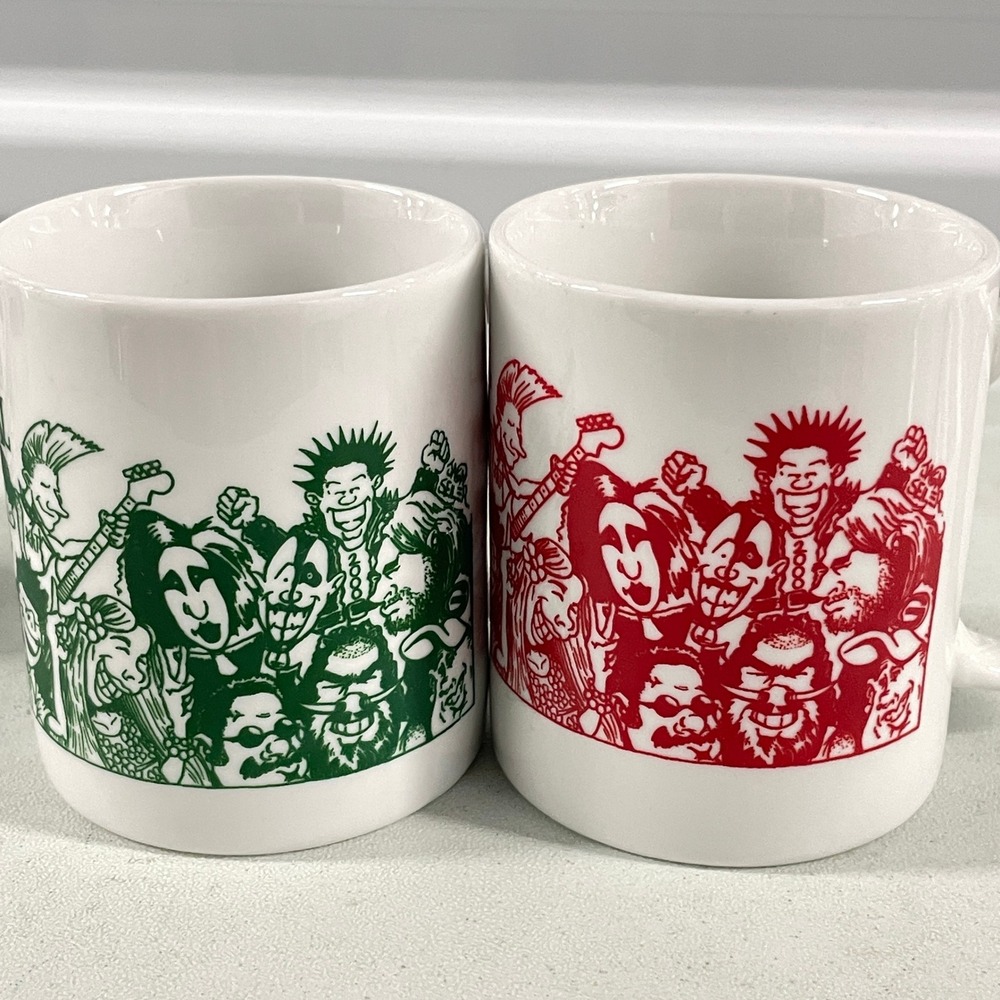 Cornerstone Festival Coffee Mugs Set of 4 00s CCM Christian Rock Music Art - Picture 15 of 17